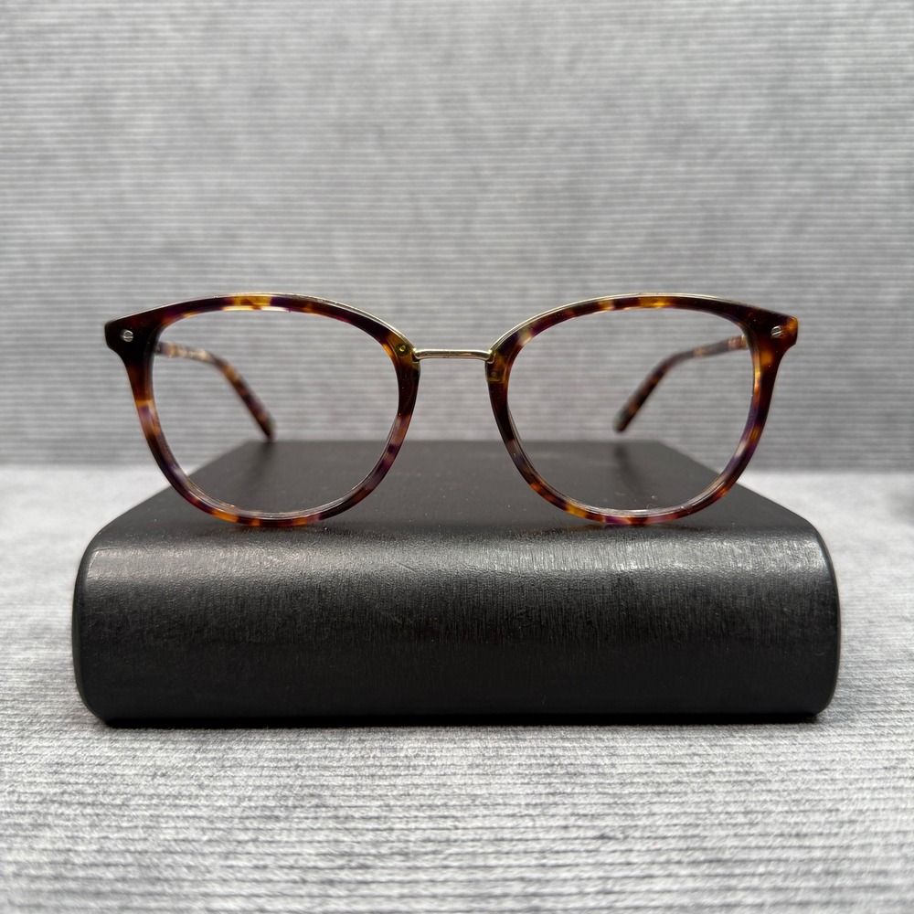 Bonlook‎ Ella Dark Tortoise Gold Cat Eye Y2K Eyeglasses Frames 50-20-140 vtg
